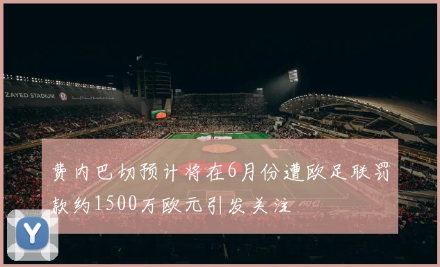 费内巴切预计将在6月份遭欧足联罚款约1500万欧元引发关注